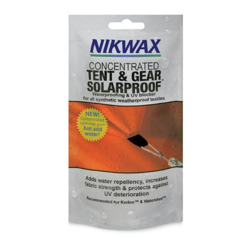 Nikwax Tent & Gear Solarproof Waterproofing 150ml Concentrated Pouch