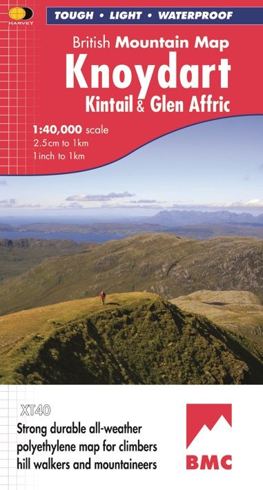 Harvey Knoydart Mountain Map