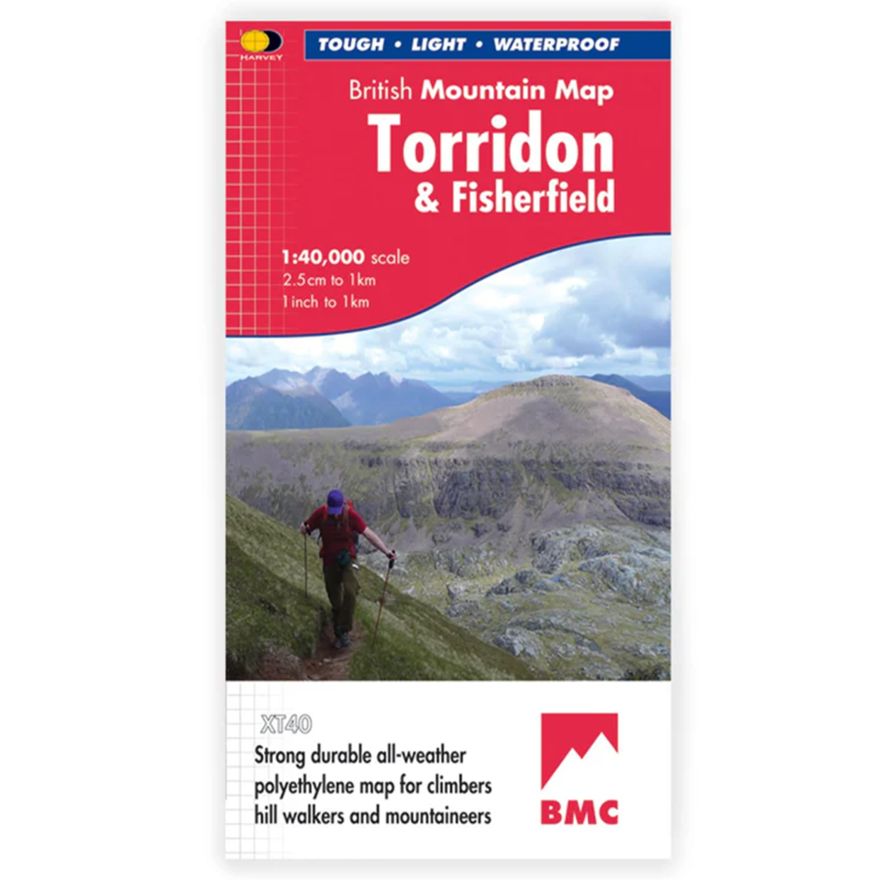 Harvey Torridon and Fisherfield British Mountain Map