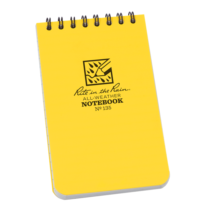 Rite In The Rain Waterproof Notebook 135 (3x5)