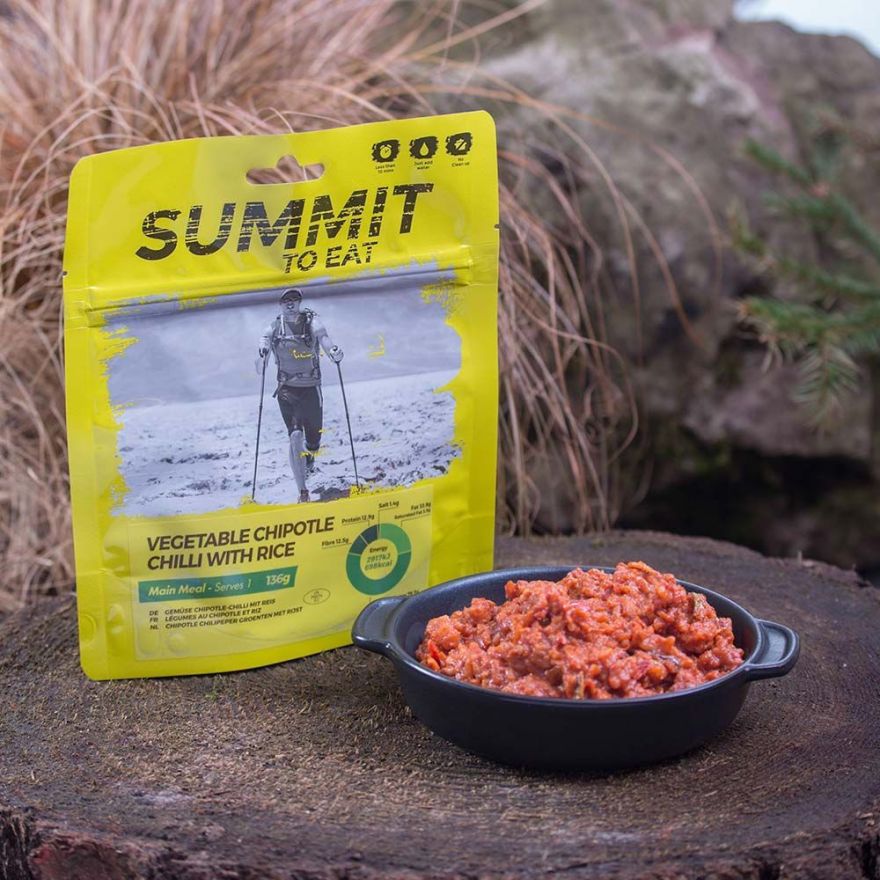 Summit To Eat Vegetable Chipotle Chilli With Rice Camping Food