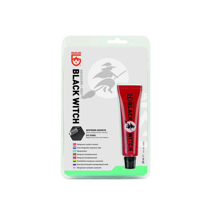 Gear Aid Aquasure + Neo Black Witch Neoprene Contact Cement 28g Tube