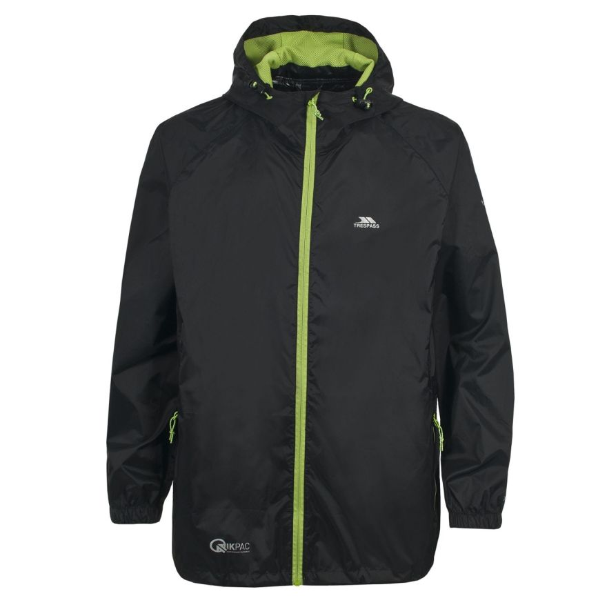 Trespass Unisex Qikpak Packaway Waterproof Jacket