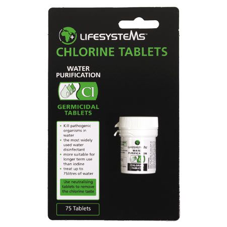 Lifesystems Chlorine Tablets